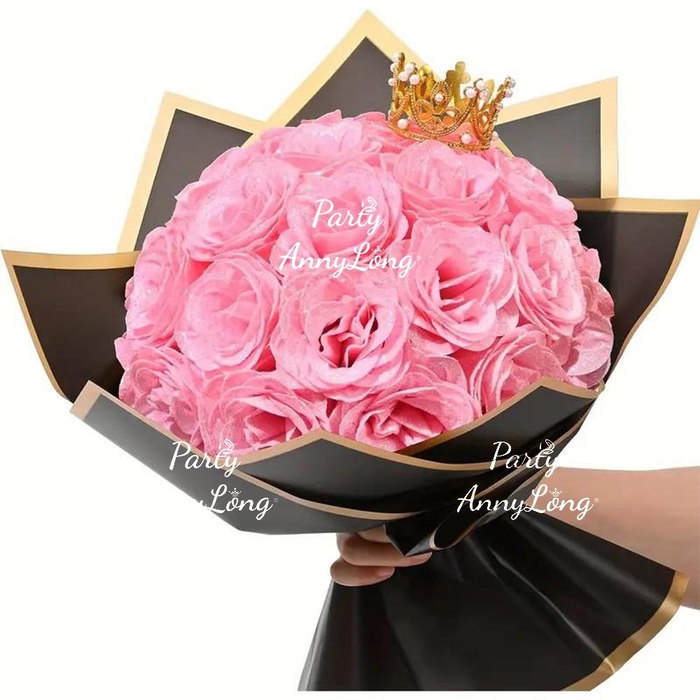 Artificial Rose Bouquet, 11/36 pcs DIY Romantic Faux Rose Flower Bouquet, Decorative Flowers for Home, Parties, Weddings, Anniversaries and Festivals, Artificial Roses Bouquet