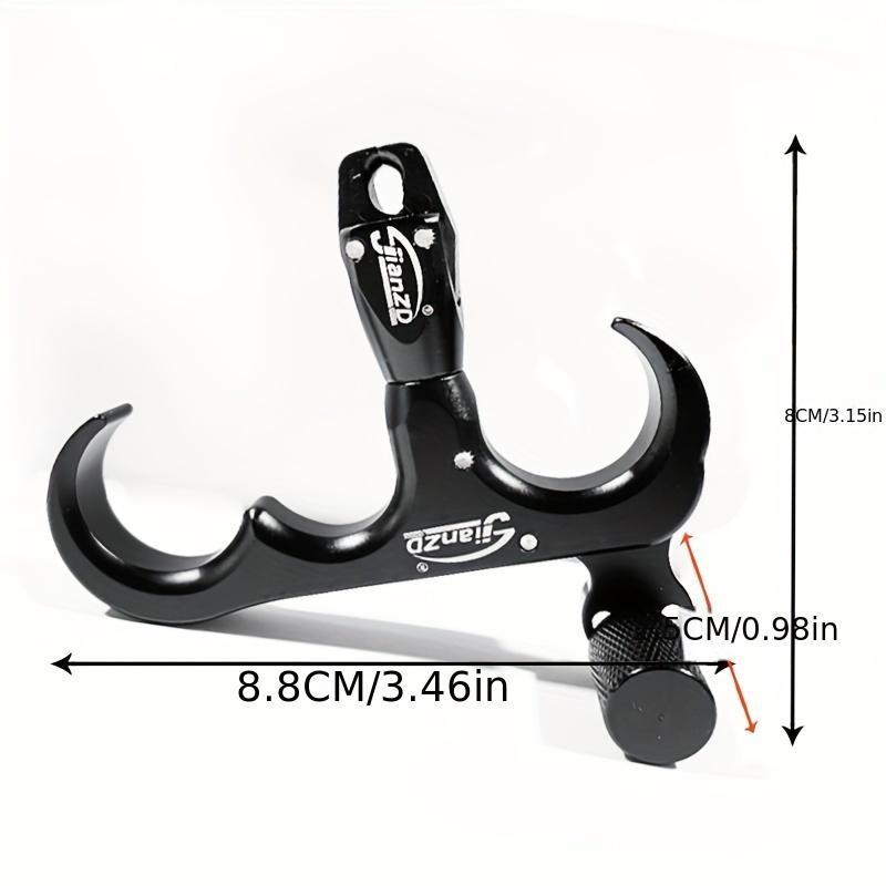 JianZD 3-Finger Thumb Bow Release, Adjustable Sensitivity & 360° Rotatable Head, Aluminum Alloy for Target Shooting,For Compound Bow Precision Archery Release Aids Three Finger Grip Alloy Construction Durable alloy material JianZD 3-Finger Thumb Bow Release, Adjustable Sensitivity & 360° Rotatable Head, Aluminum Alloy for Target Shooting,For Compound Bow Precision Archery Release Aids Three Finger Grip Alloy Construction Durable alloy material