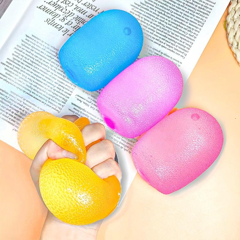 Soft and Squeezable Toys for Kids and Adults | Ultra-Durable Squishy Toys, Sensory Stress Relief, Birthday & Party Gifts, Desk Accessories, Mixed Colors, TPR Material