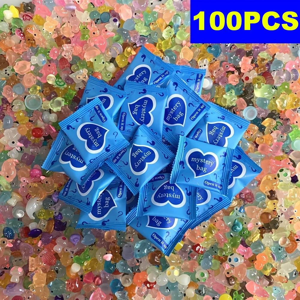 Mini Glow-In-The-Dark Animal Mushroom Resin Models Figurines, Surprise Mystery Pack, Home Decor, Fairy Garden, Birthday Party Gift, DIY Crafts