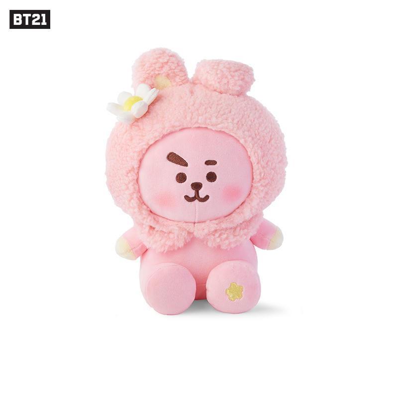 Anime Cartoon Bt21 Sakura Series Plush Toy Dolls Cooky Shooky Chimmy Backpack Keychain Accessories Home Decor Ornaments Gift