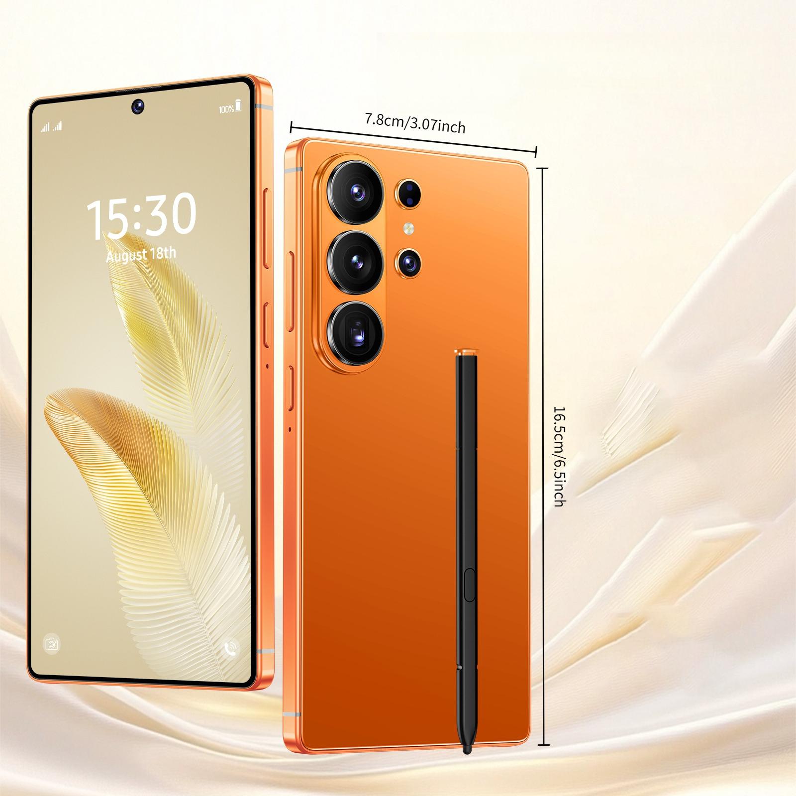Full Network Digital Smart Phone, Multifunction 6.75 Inch Large Screen, Includes Stylus Pen, 3+64g Android 10, Dual Sim Support, Memory Card Slot