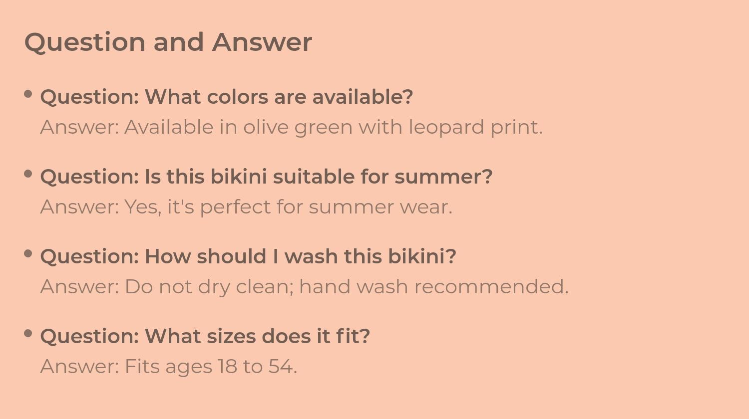 Swim Floral Swimsuit 2026 Spring/Summer Women's Olive Green Drawstring Halter Leopard Print Random Floral Beach Side Tie High Cut Thong Bikini Set Set