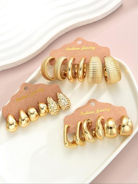 Fashionable 18-36 Piece Set, Stylish Accessories Collection, Perfect for Daily Wear & Special Occasions, Trendy Design for All Seasons, High Quality Earrings