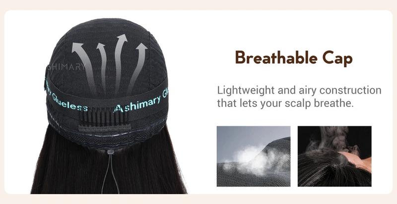 Ashimary 250% Density Glueless Ready To Go Wig- Pre Styled Side Part Body Wave Layer Cut 6x4.5 Lace Closure Bob Wig Invisi-Drawstring Ready to Go Short Bob Wigs Pre Everything Human Hair Wigs Pre Plucked Pre Cut For Black Women