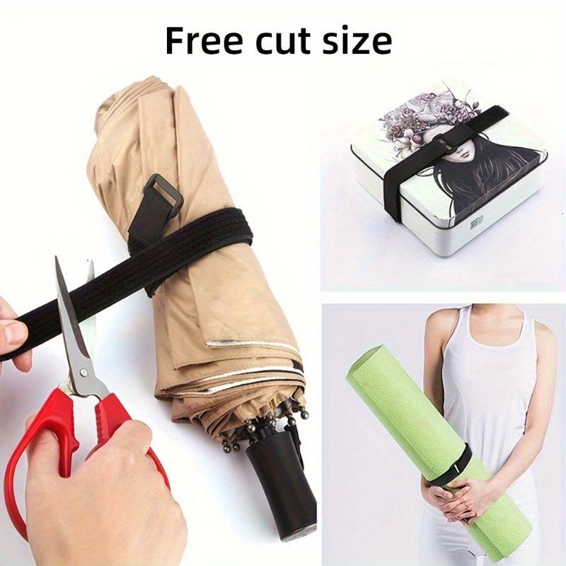 Nylon Reverse Buckle Hook And Loop Fastener Cable Ties, Magic Tape Adhesive Wire Finishing, Reusable Hook And Loop Tie Fastener Double-sided Hook Roll Finishing Strap Cable, Extension Wire, Finishing, Home Storage Finishing