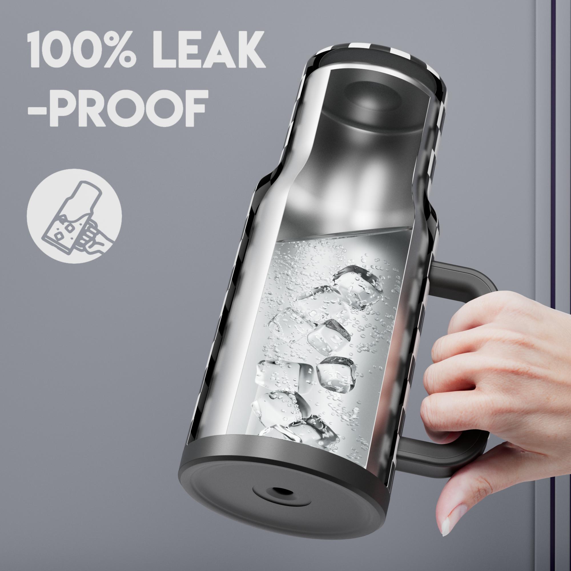 MEOKY 40oz Soccer Ball Tumbler, Hot Water Mug,Stainless Steel Insulated Cup, Keeps Hot & Cold, Food Safe, Non-Slip Base, Car-Cup Fit, Easy Clean, Soccer Fan Gift