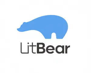 LitBear Skincare shop logo