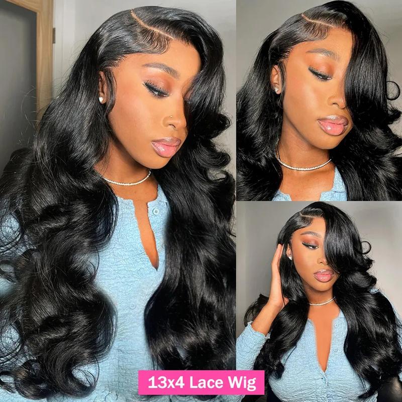 Bling Hair 12-36 Inch Body Wave 13x4 HD Transparent Lace Front Wig Black 13x6 Lace Frontal Wigs For Black Women 360 Lace Wigs Pre Plucked
