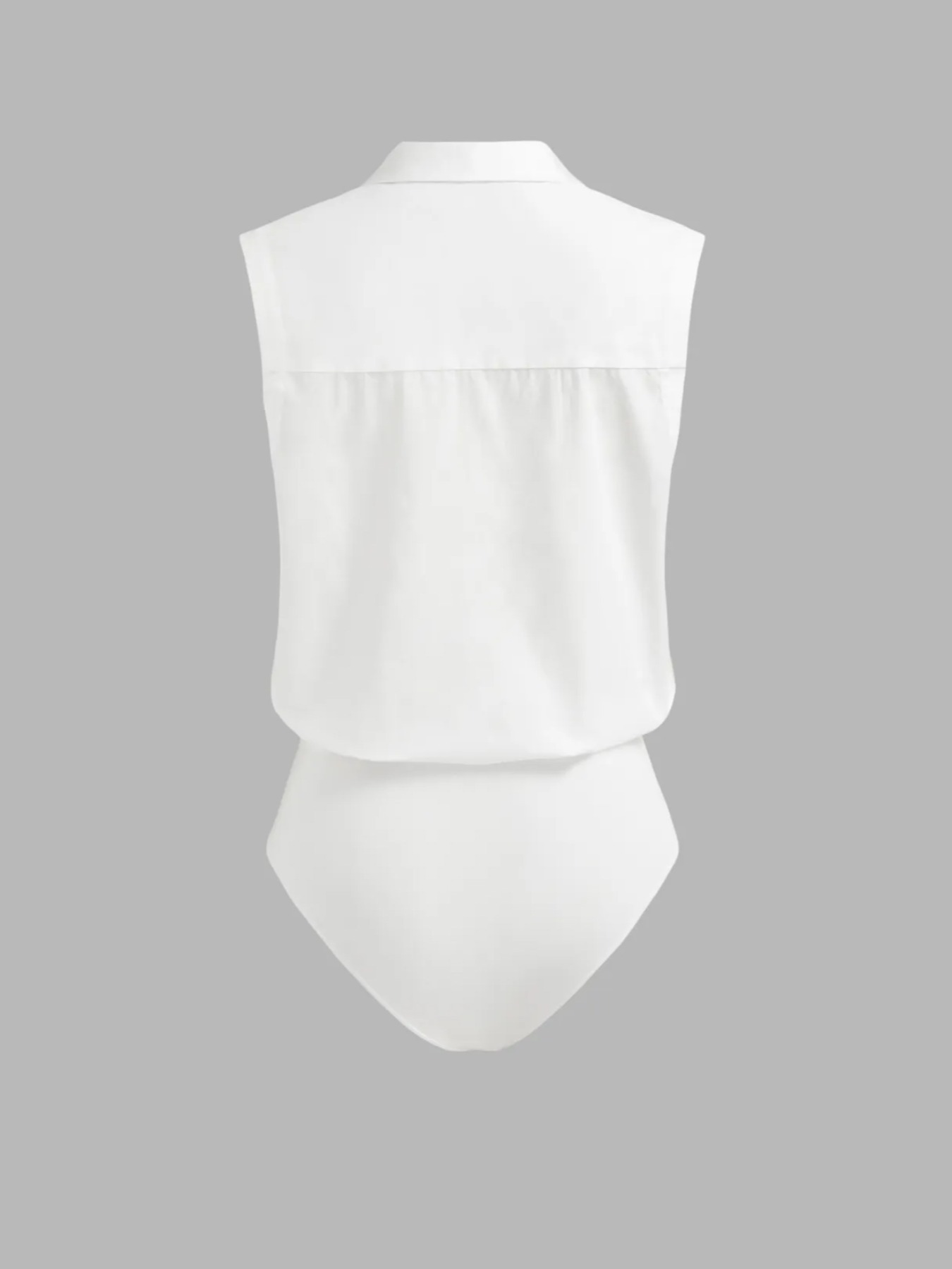 Women's Casual Loose V-Neck Sleeveless Shirt Jumpsuit, Elegant Woven Fabric, Slim Fit, Perfect for Daily Wear