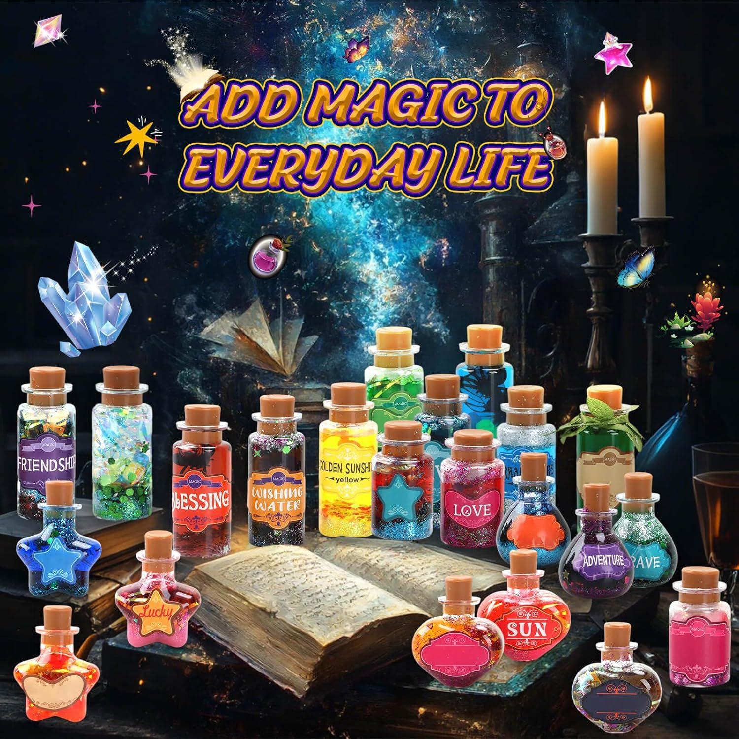 Enchanting Fairy Potion Kit, New Magic Potion Craft Set, Kids Glowing Potion Art Supplies, Includes Bottles, Perfect Gift for Boys & Girls over 6