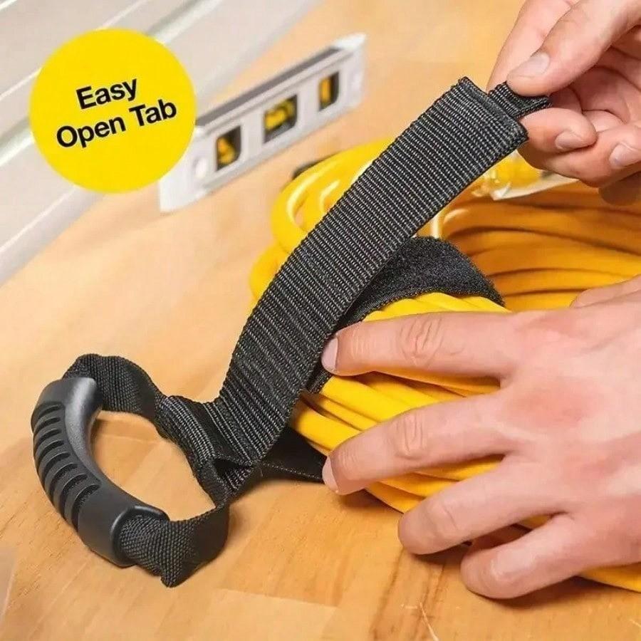 Multifunctional Storage Strap, Ultimate Self-Locking Hose Fixing Gravity Lift Belt, Industrial Grade Strength, for Pipes, Wires, Firewood, Garage Garden
