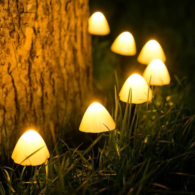 Solar Mushroom Lights for Outside, 20 LED 36ft Solar String Lights, Waterproof, 8 Modes, Garden Patio Yard Decor, Outdoor Pathway Lights Solar Mushroom Lights for Outside, 20 LED 36ft Solar String Lights, Waterproof, 8 Modes, Garden Patio Yard Decor, Outdoor Pathway Lights