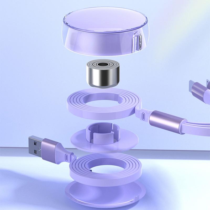 120w 6a Ultra Fast Charge Type-C Rechargeable Cable, 1.2m USB Charging Line, 3-In-1 Quick Charge Compatible Devices