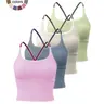 Sporty Women's Plain Criss Cross Sports Bra, Comfort and Durability Sports Crop Cami Top, Ladies Sportswear for Indoor Outdoor Wear, Gym Clothes, Workout Bras, Strappy Sports Bras, Exercise Bra, Stretch Sports Bra