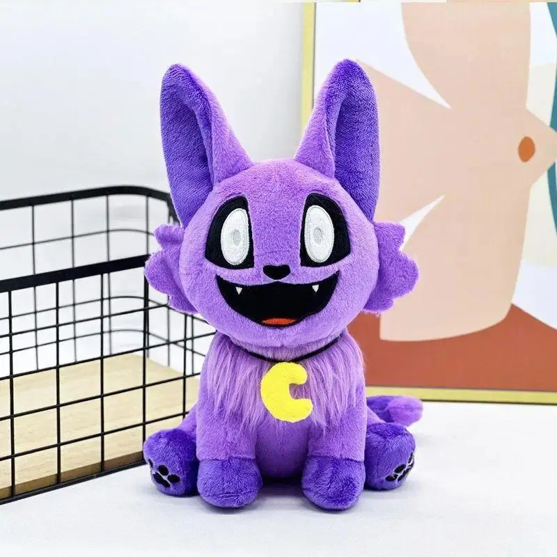 Smile Critters 3D Plush Animal Stuffed Toy - Unisex High-Quality Soft Doll, Cute Collectible, House Decoration, Cartoon Desktop Ornament, Holiday Gift