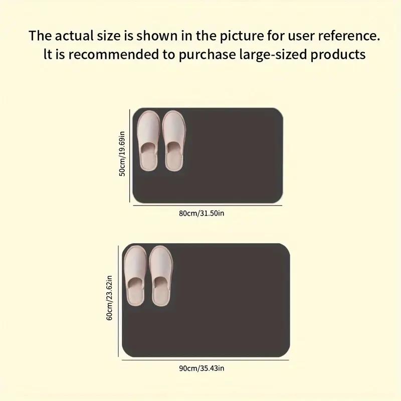 Super absorbent floor mats and non-slip bathroom mats, suitable for anti-slip and water absorption decoration in bathrooms and bathtubs, diatomaceous earth quick-drying soft bathroom foot mats, Valentine's Day decoration.