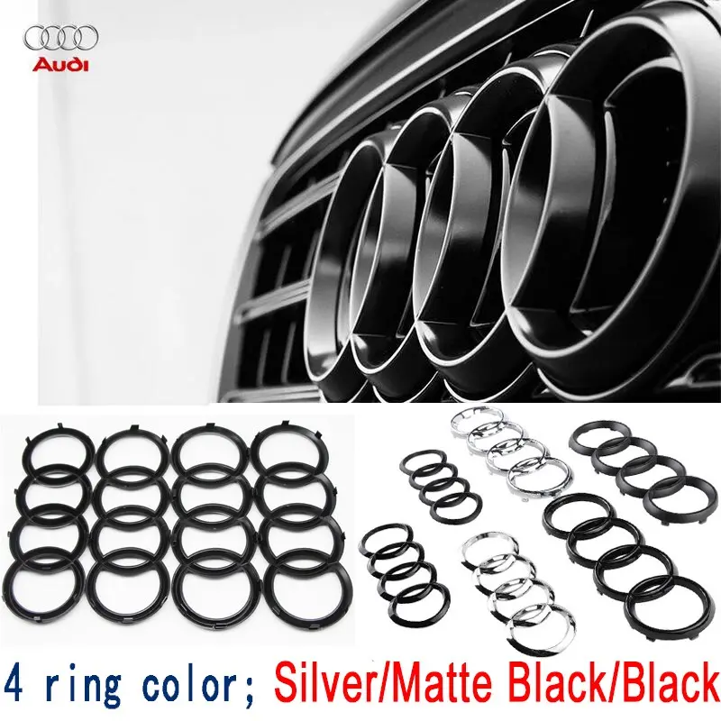 Audi S4 Gloss black front grille emblem 2020 Audi S4 Gloss black front grille emblem 2020