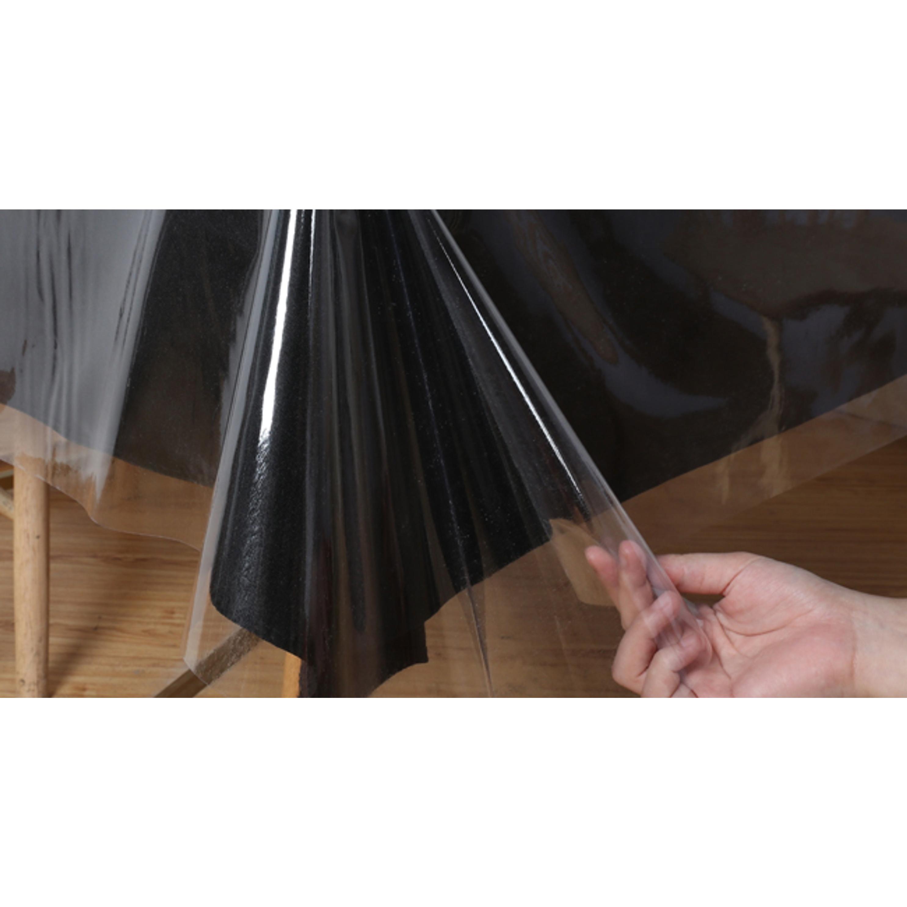 Clear Plastic 100% Waterproof Tablecloth - 54 x 78 Inch - Vinyl PVC Rectangle Table Cloth Protector Oil Spill Proof Wipe Clean Table Cover for Dining Tables, Parties & Camping, Crystal Clear Clear Plastic 100% Waterproof Tablecloth - 54 x 78 Inch - Vinyl PVC Rectangle Table Cloth Protector Oil Spill Proof Wipe Clean Table Cover for Dining Tables, Parties & Camping, Crystal Clear