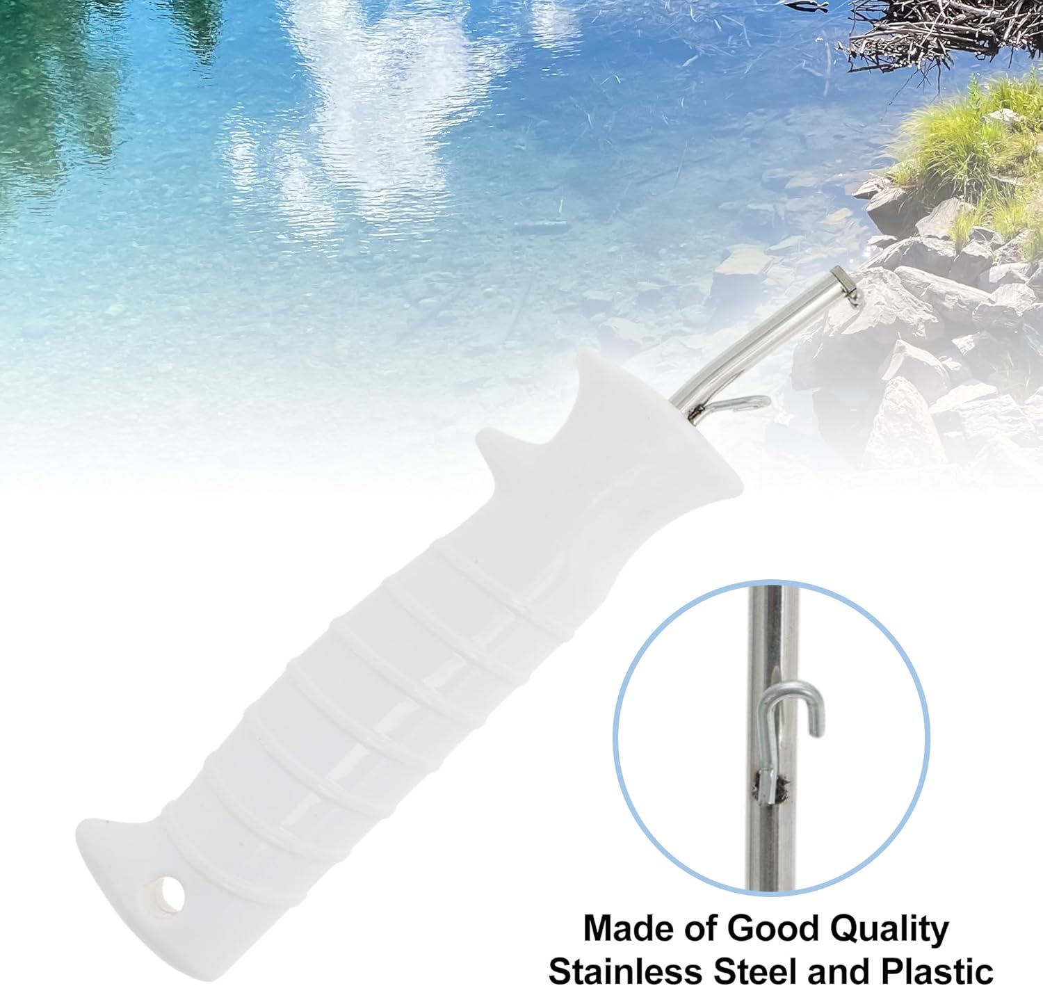 Quick Release Fish Hook Remover Tool, Dual-Hand Universal Design, Fishing Accessory, Efficient Hook Removal, Fishing Tackle