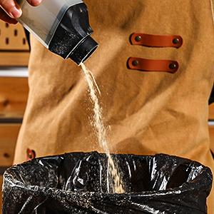 DEKOPRO Random Orbital Electric Sander with 16 Sandpapers, 14000RPM, 5-Inch, High Performance Dust Collection - For Woodworking