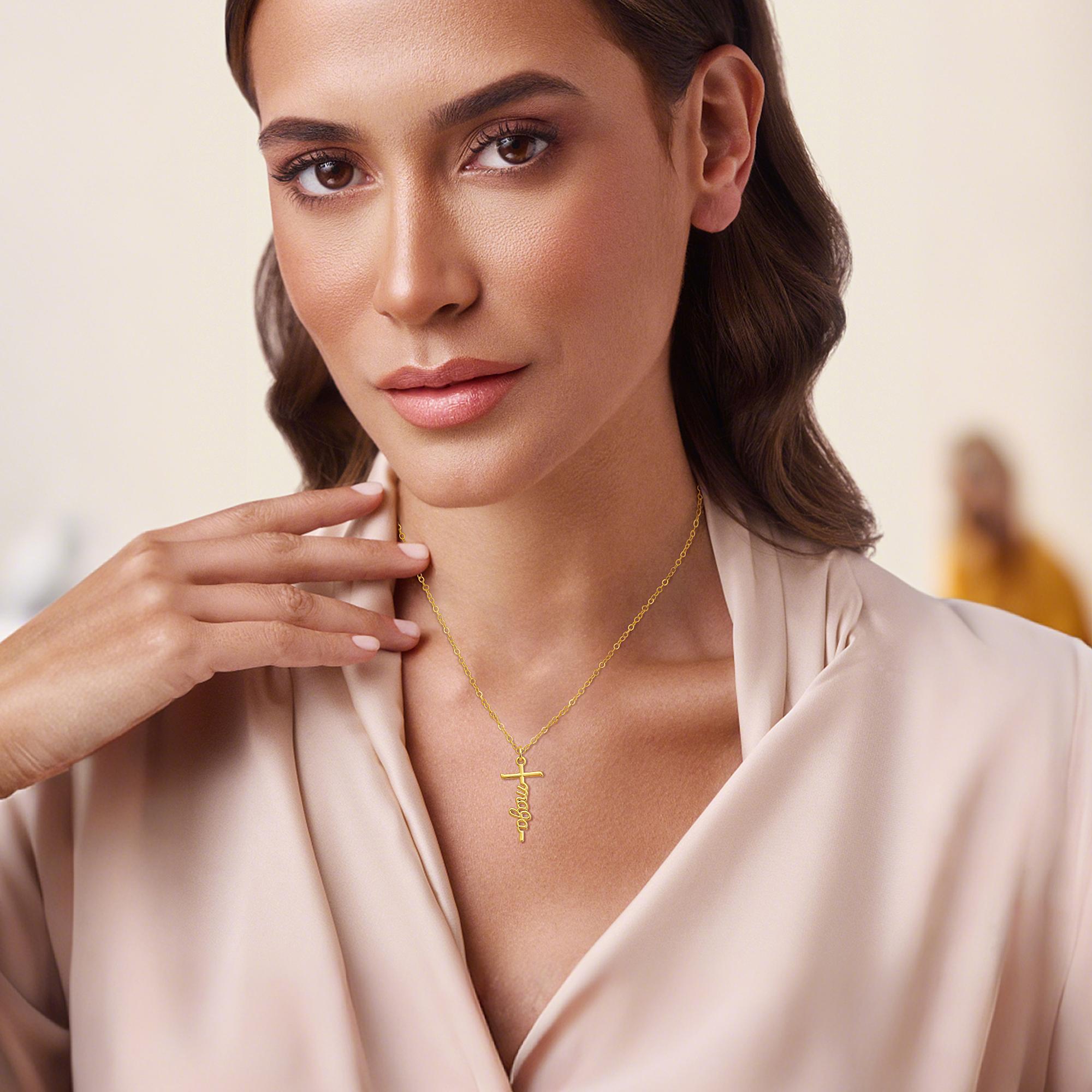 Dearmay MAGA Cross Necklace for Women Trump Necklace Gift for Easte Make America Great Again Necklaces Chain MAGA Necklace for President Trump Jewelry for Gift