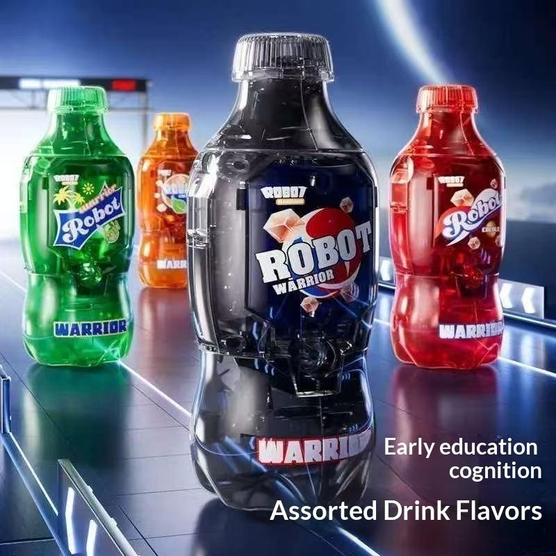 Clearance! 2026 Trendy Kids Toy Transforming Soda Warrior Can Cola Drink Bottle Robot Boy Educational Toy