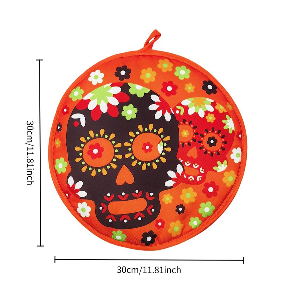 1pcs Mexican Thickened Corn Tortilla Insulated Bag, Pure Cotton Round Bread Carrier, Home Use Takeout Bag, Cross-Border Food Storage