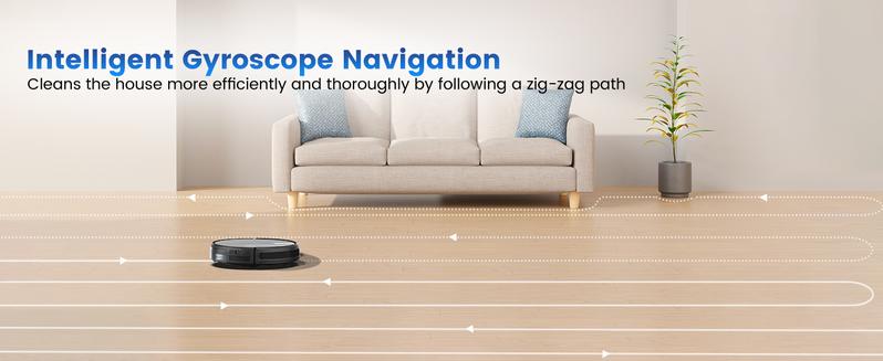 AIRROBO G60 3 in 1 Robot Vacuum & Mop, 3000Pa, Wifi/APP, Alexa/Google, Pet Hair, Hard Floors, Low Carpet