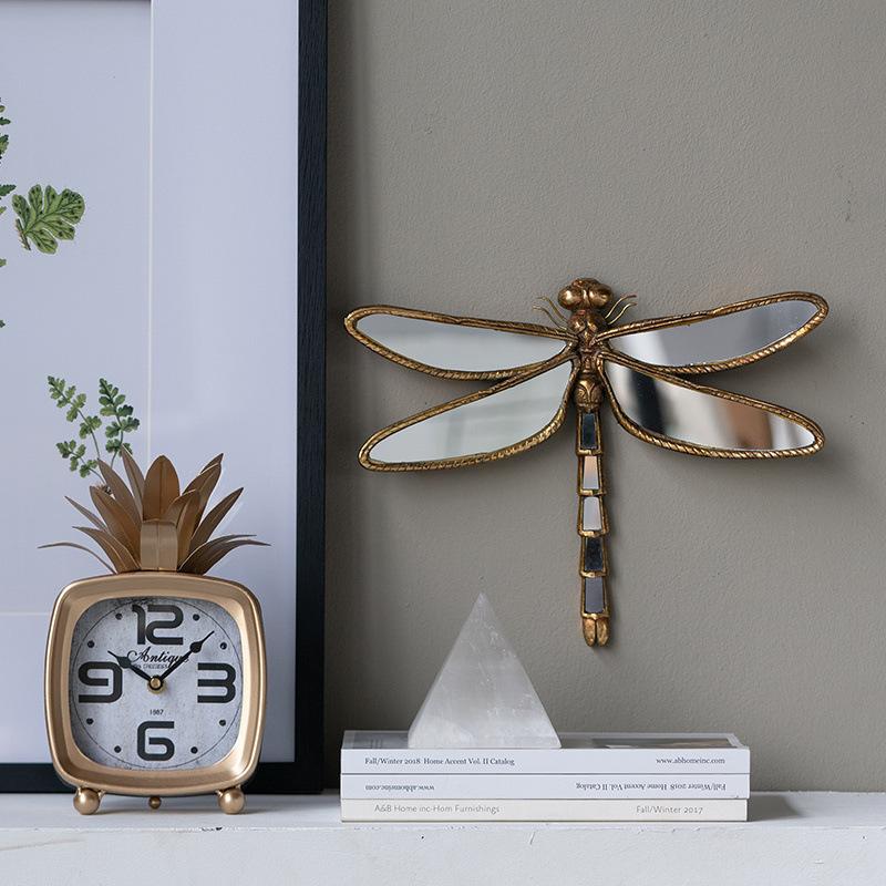 Vintage Resin Dragonfly Wall Hanging Decor, Interior Wall Decor, Creative Background Decoration for Living Room, Home Hotel Insect Museum Gift #GLOBAL PICKS