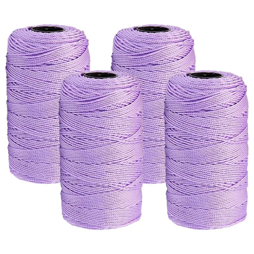 4-Pack Knitting Yarn Set, Durable Hook Car Seat Cushion, Slippers, Hat, Handmade Woolen Thread Kit, Multi-Purpose DIY Craft Supplies