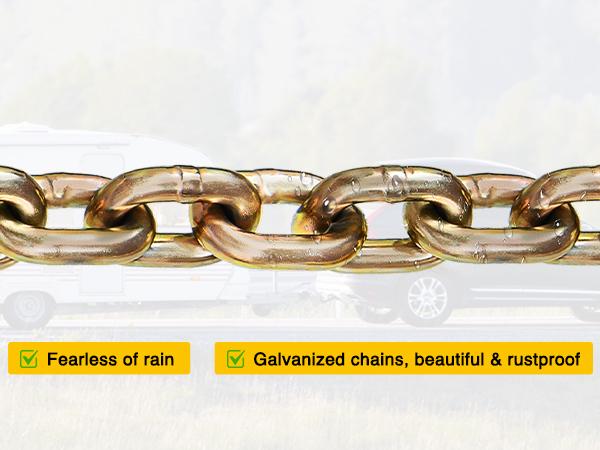 Nilight 3/8" X 35" Trailer Safety Chain 2pcs Grade 70 Towing Chain with Clevis Snap Hooks 26400lbs Break Strength use for Trailer, RV,and Boat Towing and Gooseneck Couplers Heavy Duty Hardware Industrial dealsforyoudays Nilight 3/8" X 35" Trailer Safety Chain 2pcs Grade 70 Towing Chain with Clevis Snap Hooks 26400lbs Break Strength use for Trailer, RV,and Boat Towing and Gooseneck Couplers Heavy Duty Hardware Industrial dealsforyoudays