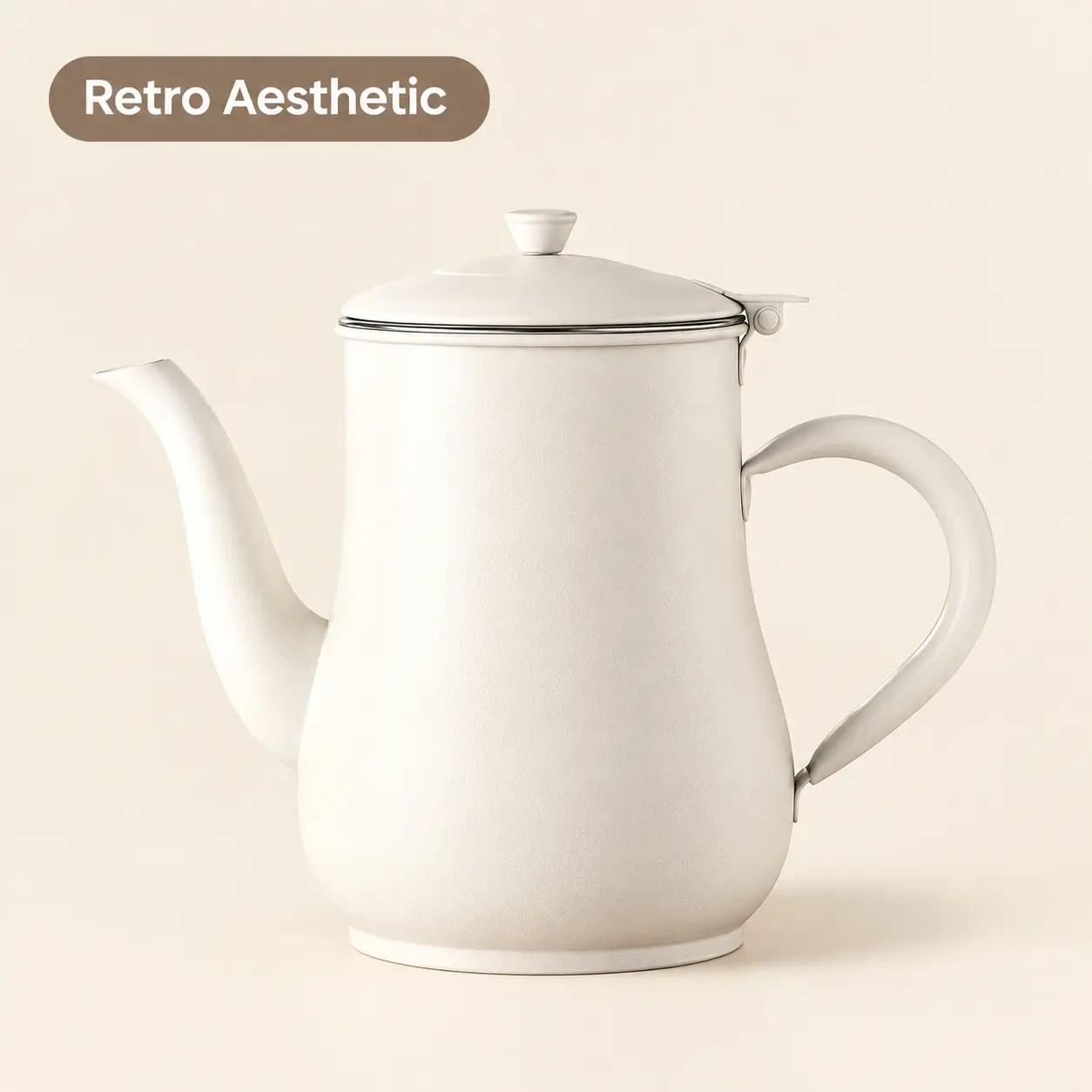 Stainless Steel Teapot With Fine Mesh Infuser Filter, Large‑Capacity Loose Leaf Tea Pot, Easy‑to‑Clean Strainer Teapot For Home Kitchen