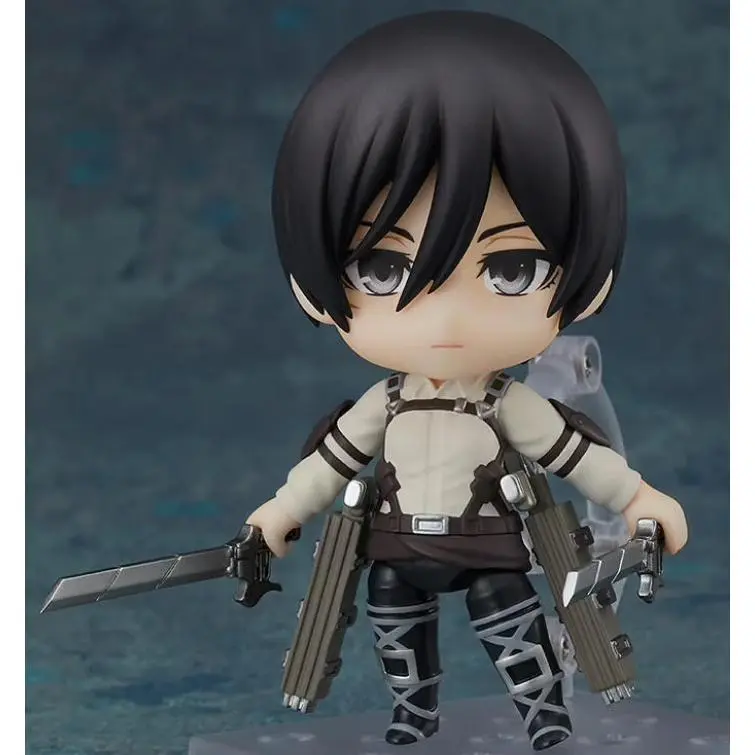 2023 10cm Attack on Titan Mikasa Ackerman 2001# The Final Season Anime Action Figure Toys Doll Collection Christmas Gift