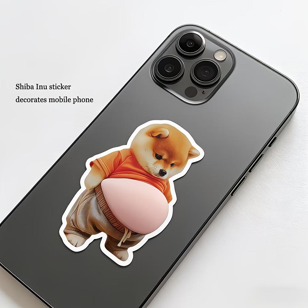 Dog Stickers Set, Cute Dog Design Decorative Accessories for Phone Cases & Water Bottles, Perfect Gift for Pet Lovers