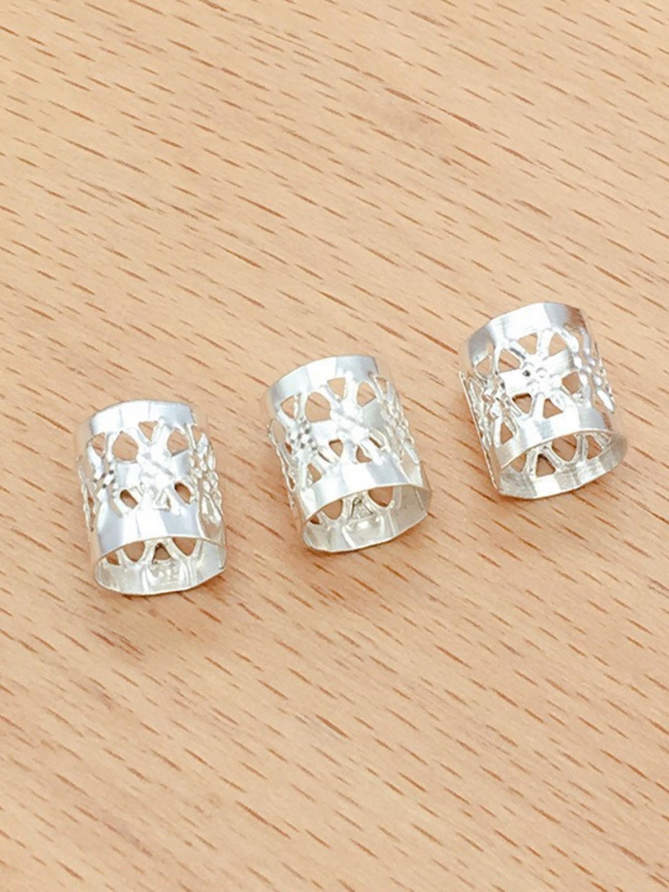 50 Pcs Set Braided Hair Rings, Fashion Unique Hair Clips, Perfect for Holidays, Beaches, Summer, Daily Wear