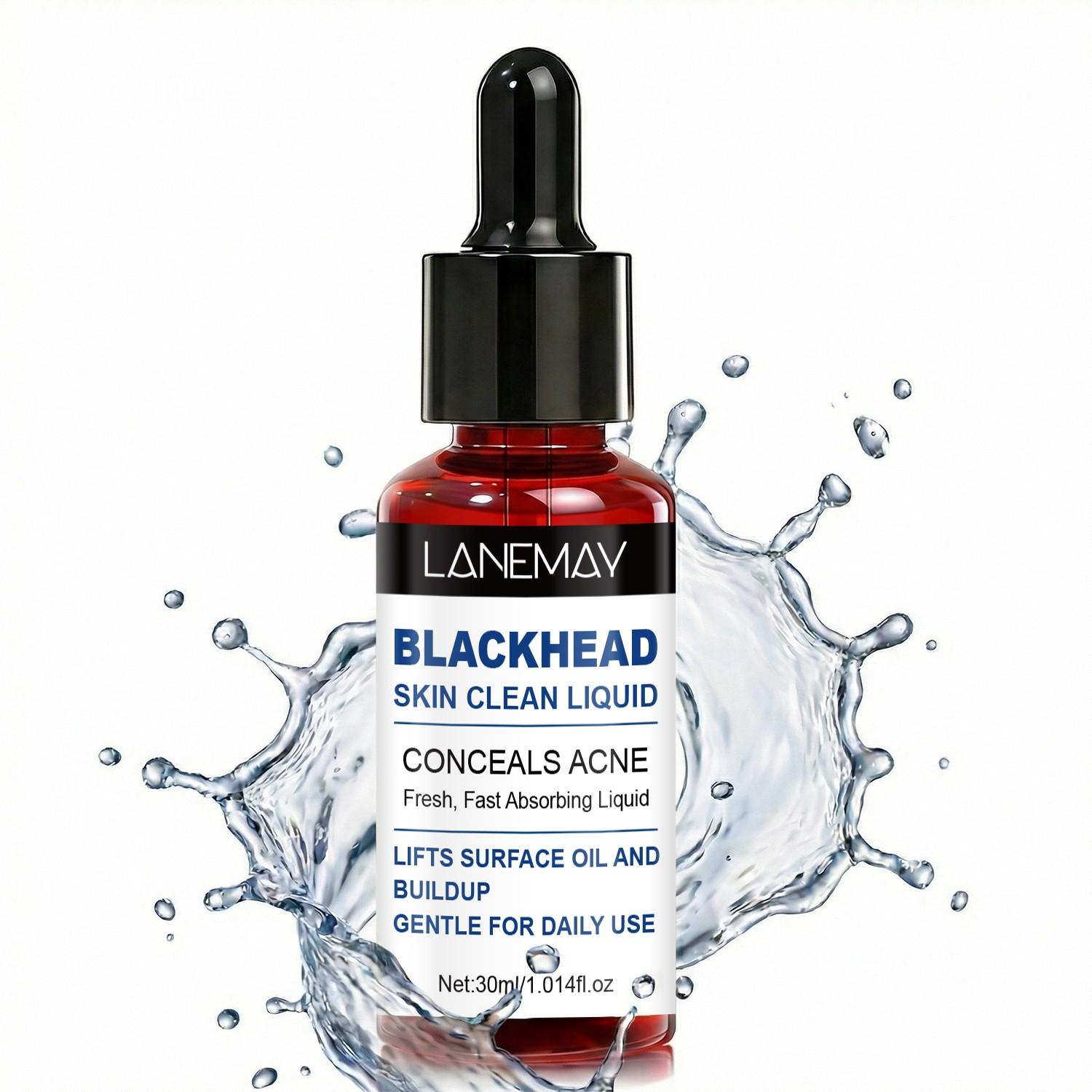 30ml Multi-Acid Blackhead Cleanser | Salicylic Acid + Succinic Acid + Niacinamide + Lactobionic Acid softens blackheads and fades blemishes from the root | Gentle formula suitable for daily use, improves roughness, and refines skin.