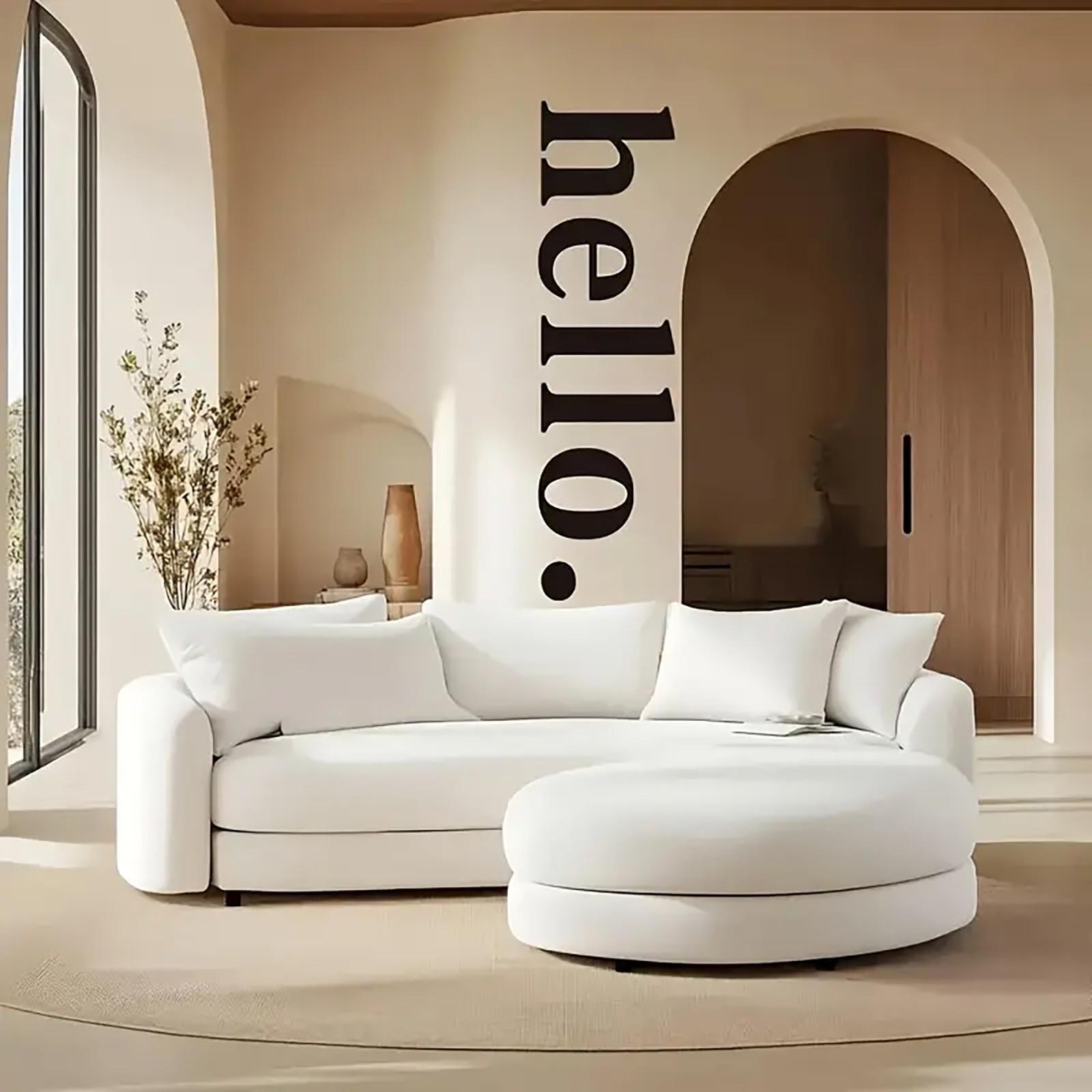 3D Creative Acrylic Wall Stickers Set, Welcome Sign Decals, Self-Adhesive for Bedroom, Entryway, Living Room, Porch, Home Decoration