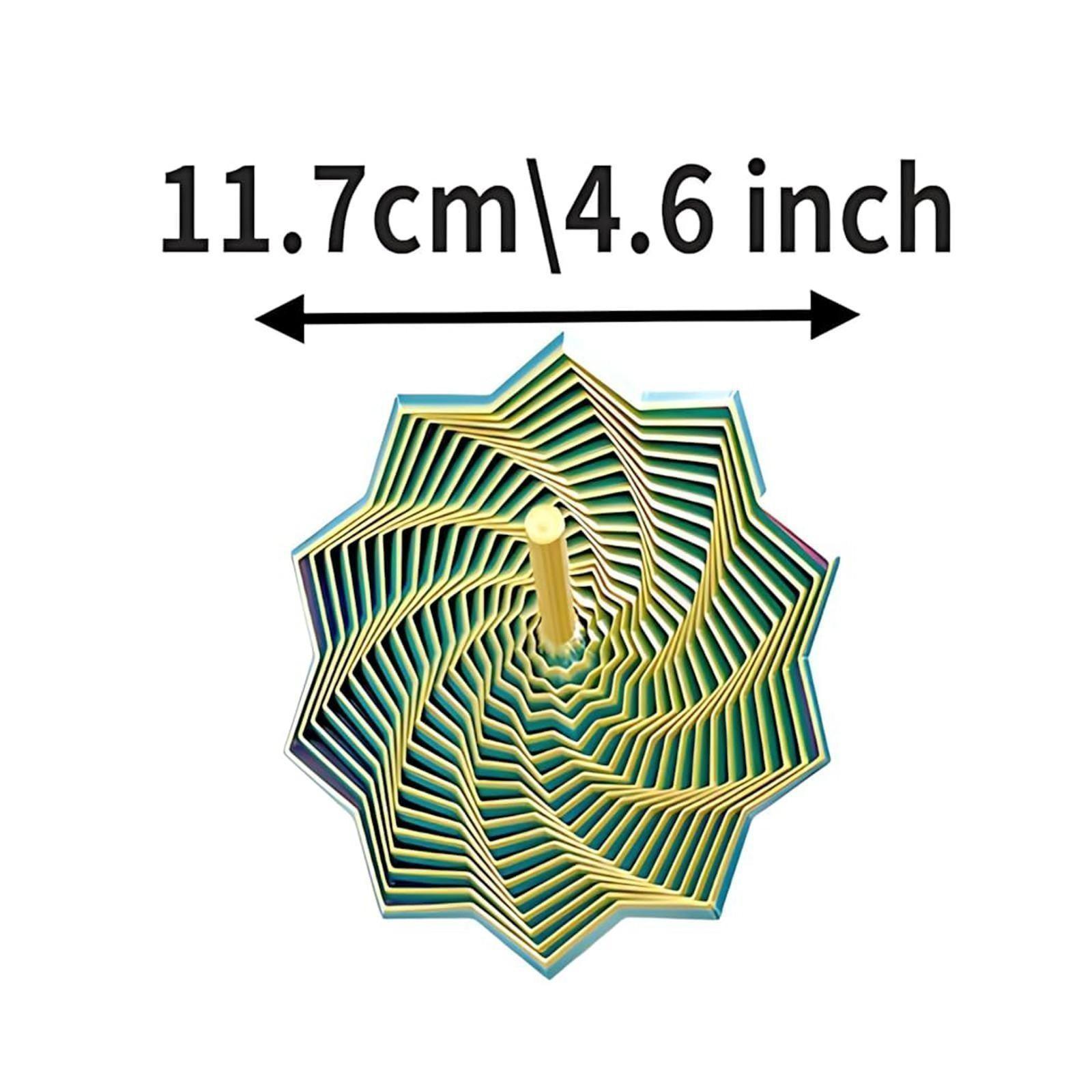 Rainbow Spiral Geometric Pyramid Stress Relief Toy, Expandable Stretch Spring Fun, Colorful Sensory Universal Toy for Desk Games