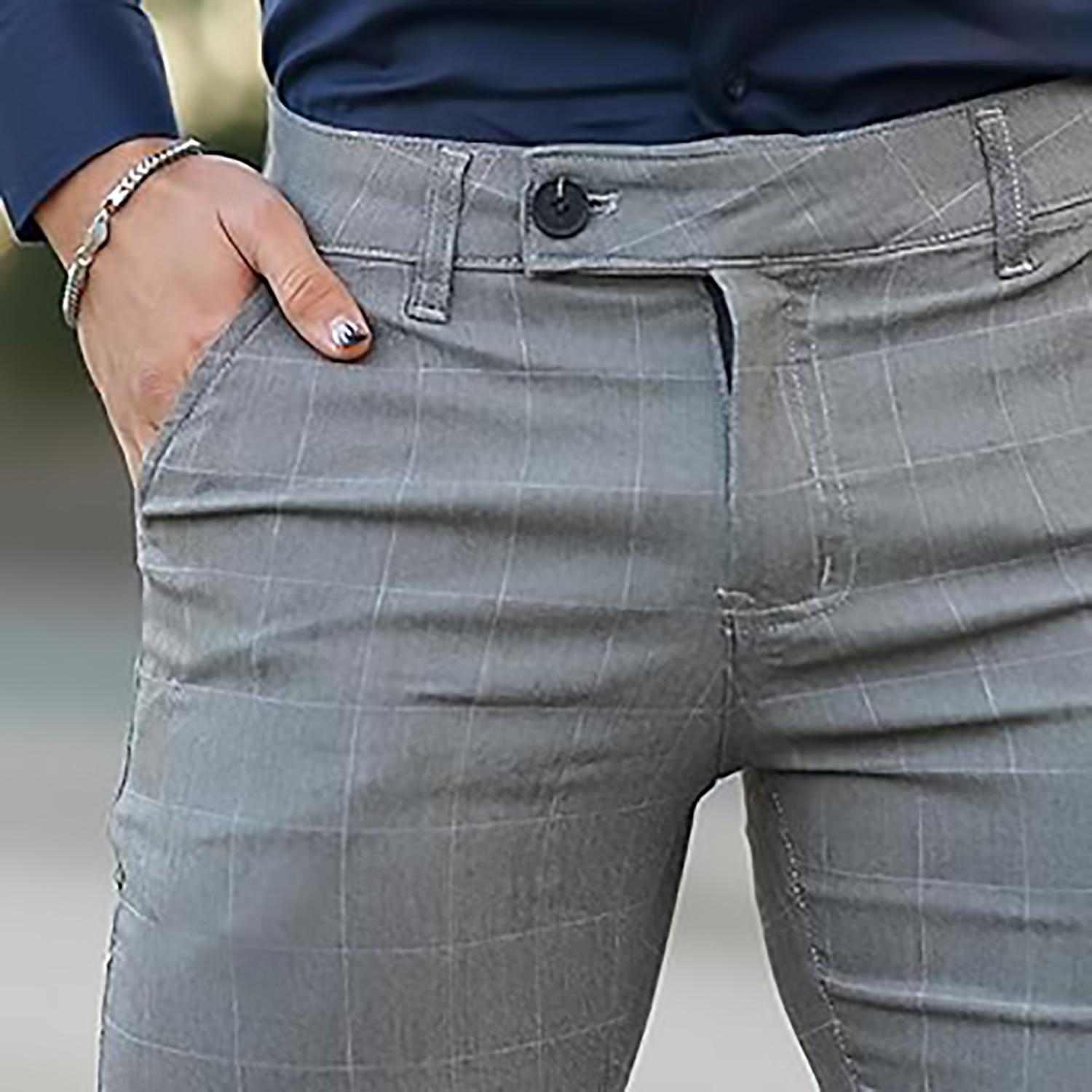 GINGTTO Mens Dress Pants Slim Fit Stretch Formal Pants for Men