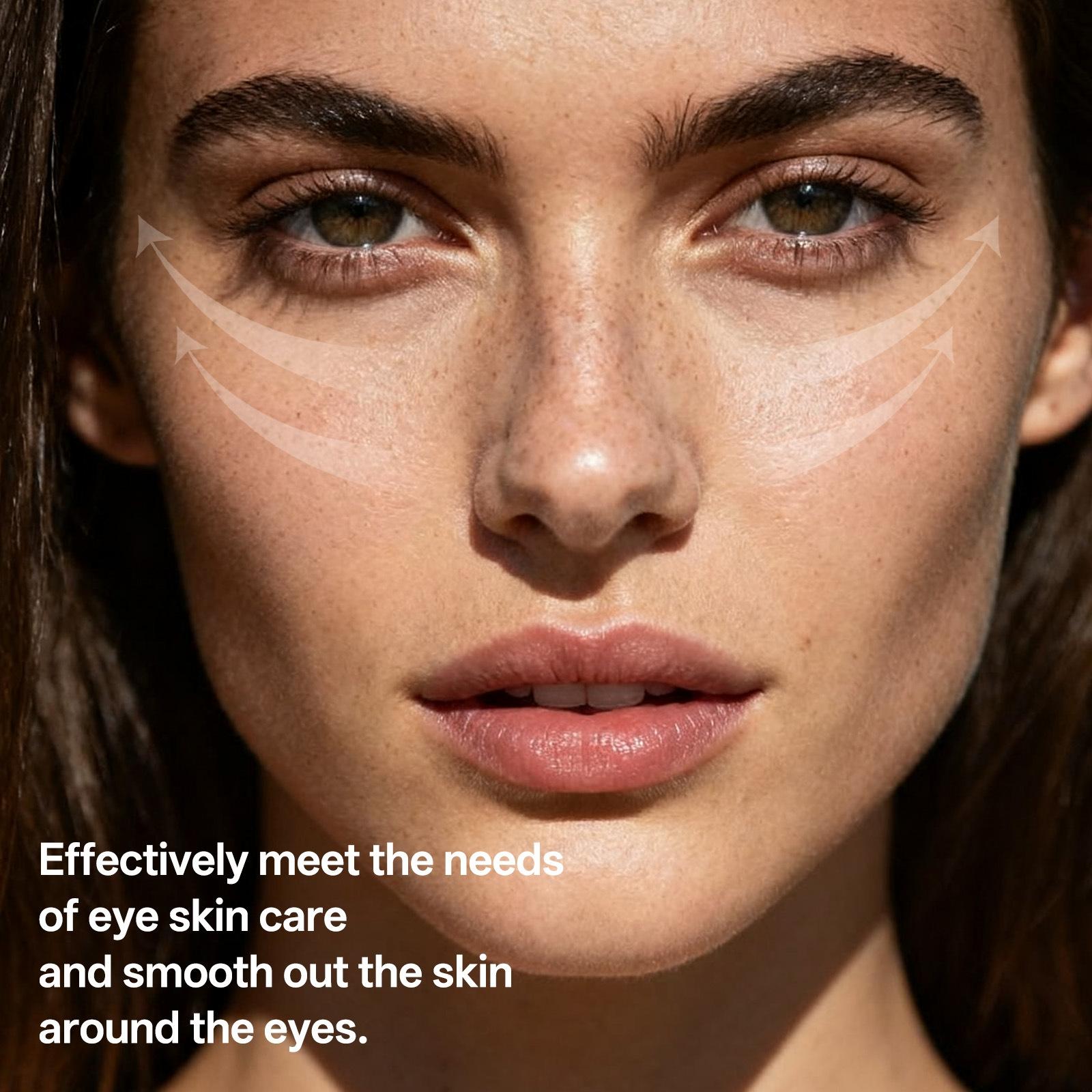 Korean Calcium Multi-Balm & Hydrogel Eye Patch Duo – Anti-Aging Under Eye Care for Wrinkles & Elasticity – Hydrating Collagen Eye Stick with Hydrolyzed Elastin for Fine Lines, Dullness & Puffy Eyes