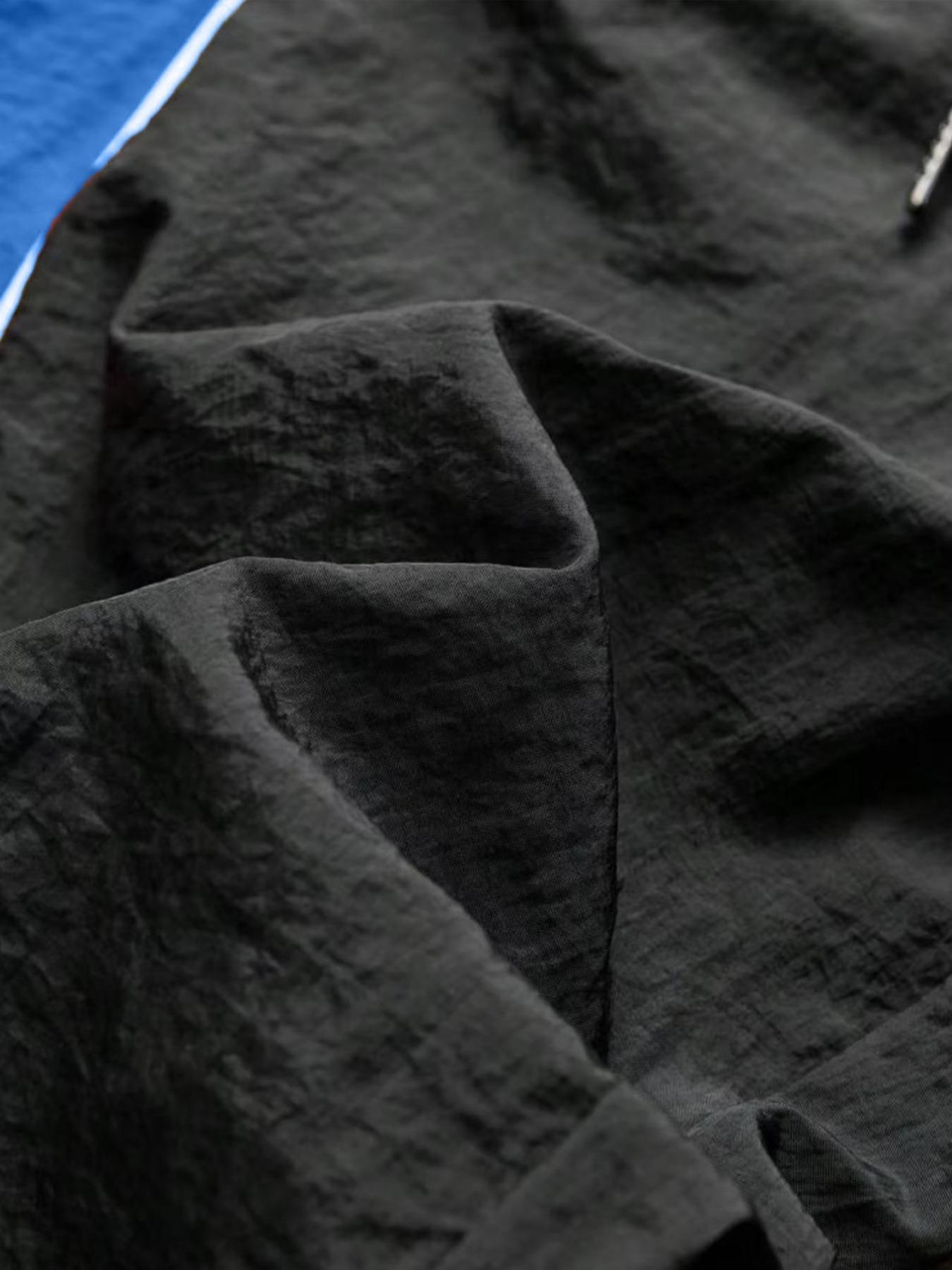 New Men's Casual Sports Pants, Loose Fit, Elastic Cuff, Fashionable Print, Nylon Fabric, Lightweight, Perfect for Daily Wear, Sports Bottoms