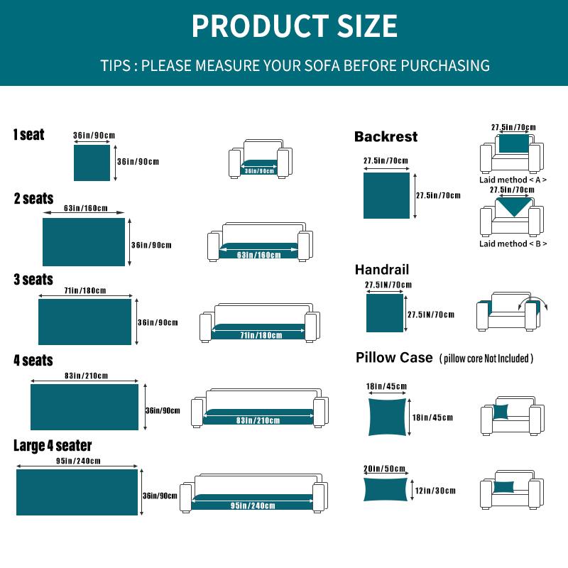 1pc Warm Label Chenille Sofa Cover, All Season Non-Slip Sofa Slipcover, Pet-Friendly Furniture Protector, Machine Washable Couch Mat for Living Room Home Decor