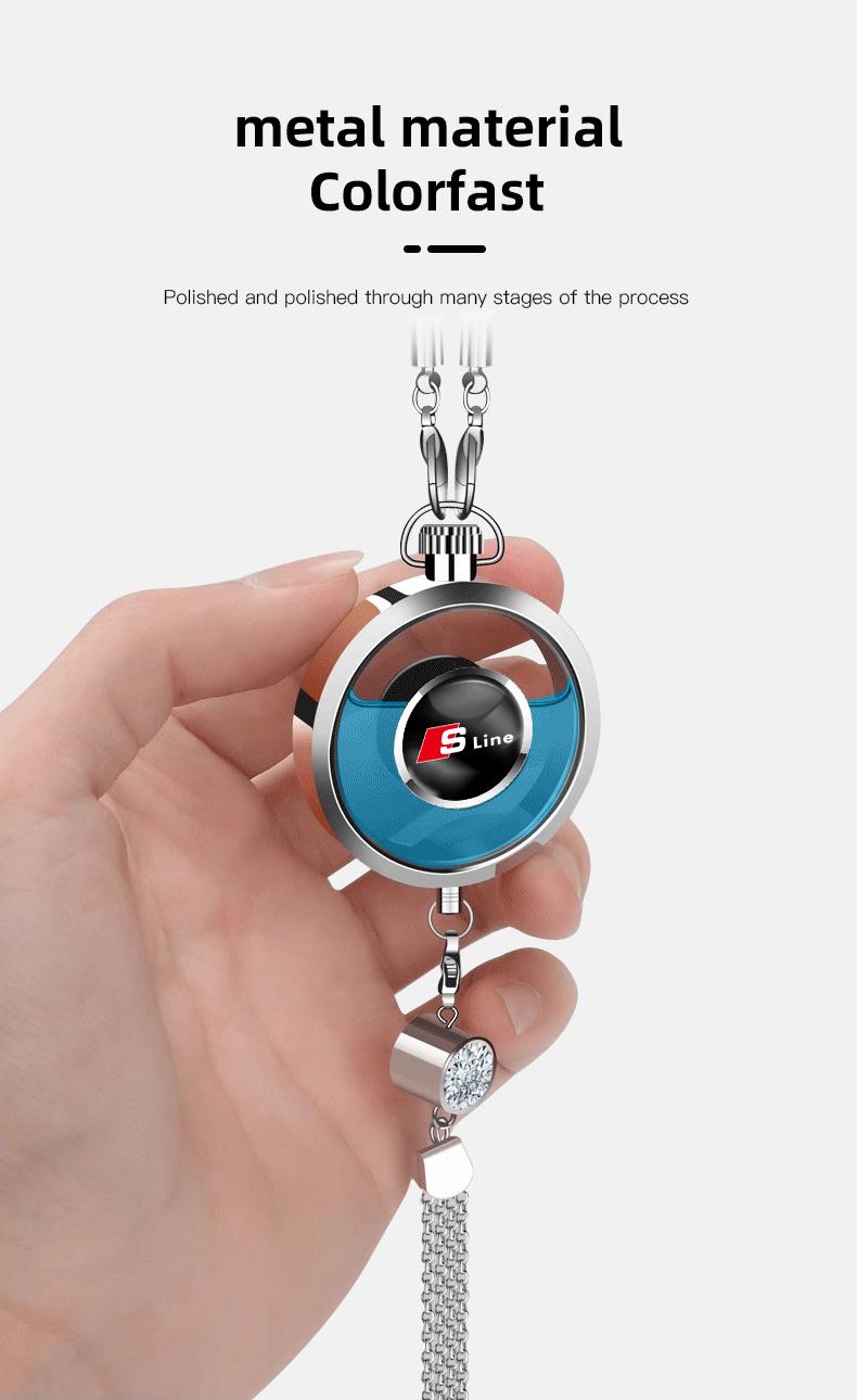 1Pcs Car Perfume Pendant Air Freshener Hanging Perfume Diffuser For Audi S Line A7 A3 A6 S8 TTS S5 Q8 Q4 Q5 A8L Q7 SQ2 A5 A4 S4 S6 SQ5 S7 SQ7 Q6 SQ6 SQ8 S7 S3 A8 A1 Q2 Q3 e-tron