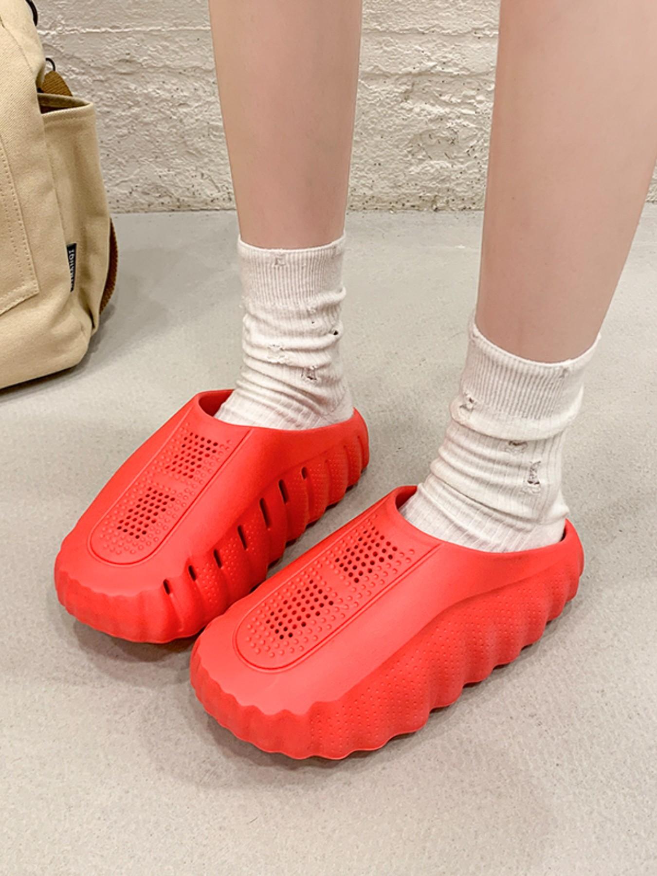 2026 Style Massage Slippers, Couples' Comfortable Soft Outdoor Sports Shoes, Men's Toe-Over Slippers, All Seasons Eva Material