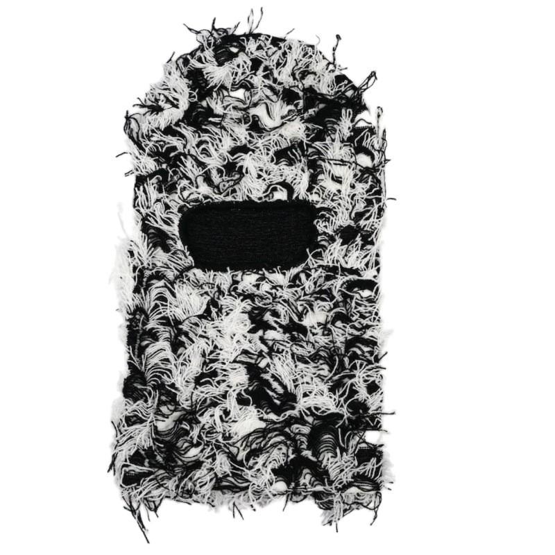 Balaclava Face Mask for Men and Women One Size Distressed  Full Face Knitted Ski Mask,Windproof Cool Snowboarding Motorcycle UV Protection Hat