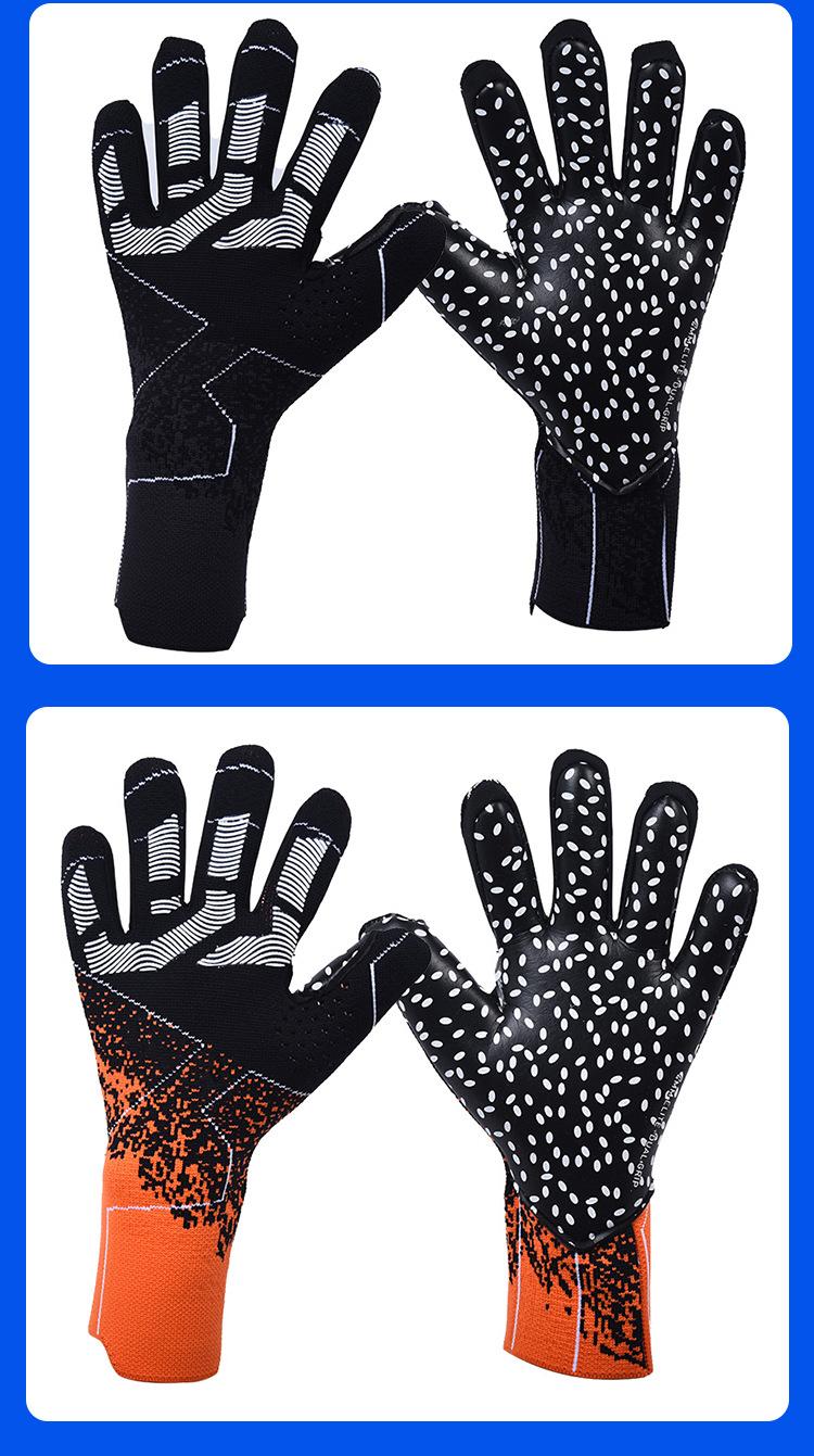 Professional Soccer Goalkeeper Gloves for Adults and Kids Non Slip Breathable Comfortable Falcon Design Match Training Gloves with Strong Grip Palm Protection Enhanced Wrist Support Lightweight Flexible for Youth Boys Girls Professional Football Goalkeepi