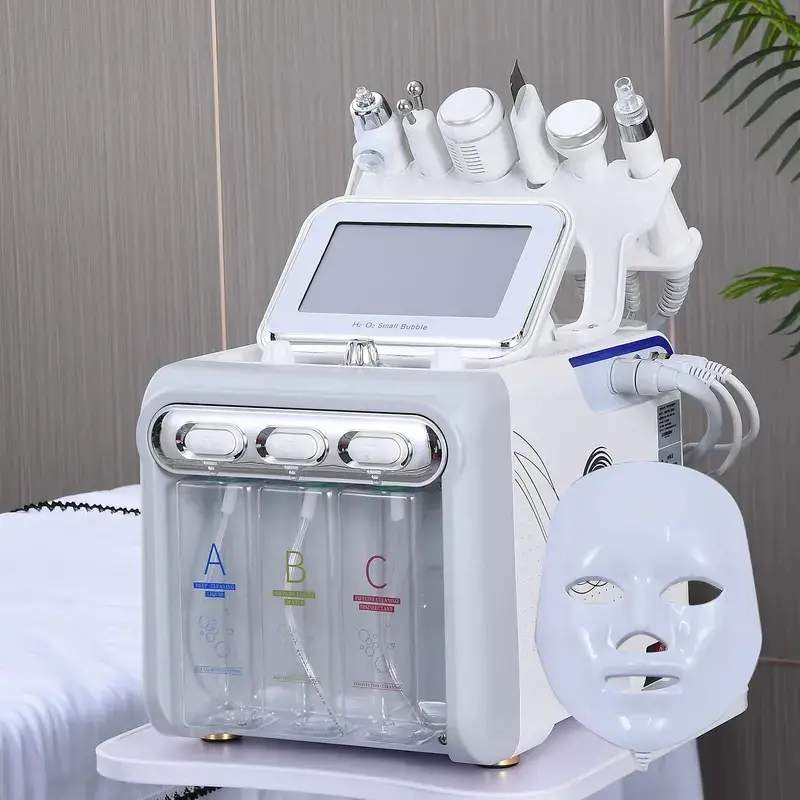 7 in 1 Modes Home Beauty Massager, Built-in Touchscreen for Facial Body Use
