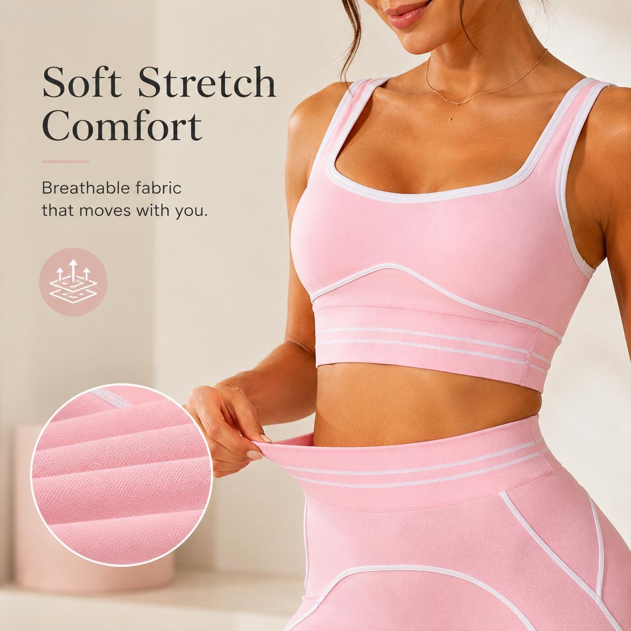 Women's Fashion Versatile High-Waisted Yoga Pants Set, Gym Training Workout Clothes, Outdoor Sports Tennis, Butt-Lifting Tight-Fitting. Women's Fashion Versatile High-Waisted Yoga Pants Set, Gym Training Workout Clothes, Outdoor Sports Tennis, Butt-Lifting Tight-Fitting.