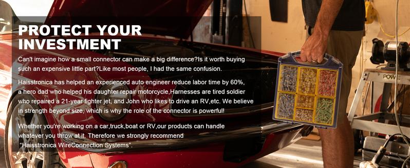 Haisstronica Bagged Solder Seal Wire Connectors, Heat Shrink Butt Connectors, Waterproof and Insulated, for Watercraft, Electrical, Electronics - AWG 26-24,AWG 22-18, AWG 18-16,AWG 16-14, AWG 12-10,Father's Day Gift Haisstronica Bagged Solder Seal Wire Connectors, Heat Shrink Butt Connectors, Waterproof and Insulated, for Watercraft, Electrical, Electronics - AWG 26-24,AWG 22-18, AWG 18-16,AWG 16-14, AWG 12-10,Father's Day Gift